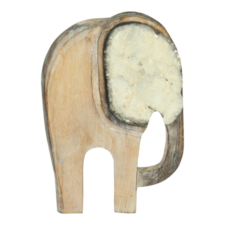 Beeld hout olifant naturel M