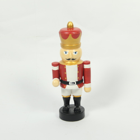 Beeld hout notenkraker rood L