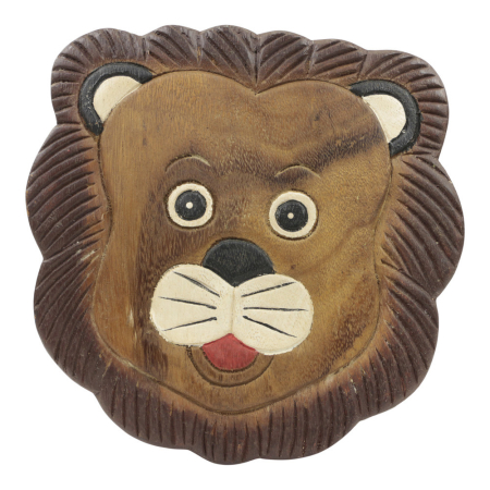 Krukje hout leeuw bruin