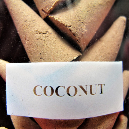 Wierook, 10 kegeltjes, Coconut