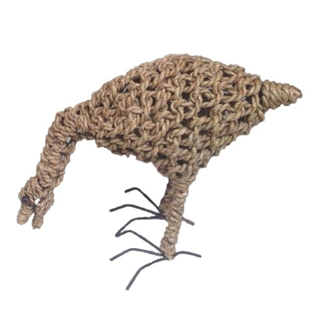 Gevlochten Mendong Touw, Reiger 36 11 x 36 cm