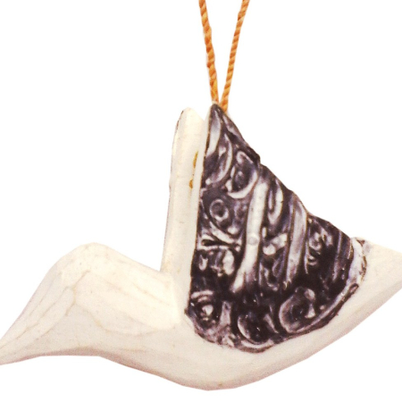 Bird TWB, houten ornament 9x2,5x6 cm