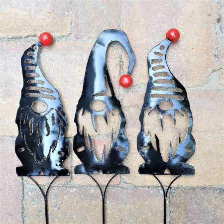 Metalen steker Swedish Santa 65 cm