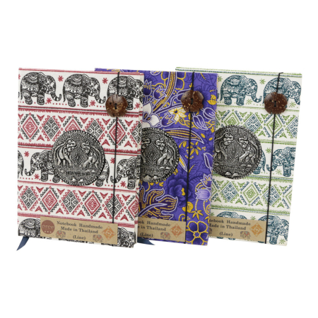 Notitieboek middel deluxe thailand assorti