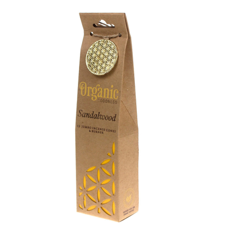 Wierookkegels biologisch sandelhout