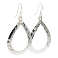 Oorhanger Druppel zilver RB013