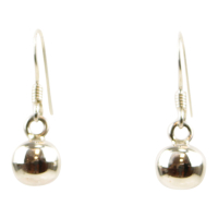 Oorhanger met bal 6mm, zilver SP4400