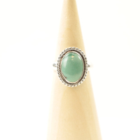 Ring zilver Mt. 7/55 Turquoise MQS24