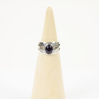 Ring zilver Mt. 10/62 Amethist HAS184