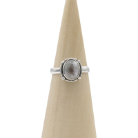 Ring zilver Mt. 7/55 Maansteen HAS201