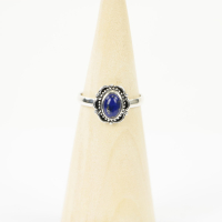 Ring zilver Mt. 10/62 Lapis Lazulli HR119