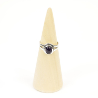 Ring zilver Mt. 10/62 Amethist HR22