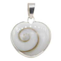 Hanger zilver Shiva Eye schelp, hart S, SPN2200