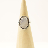 Ring zilver Mt. 6/52 Maansteen MN24