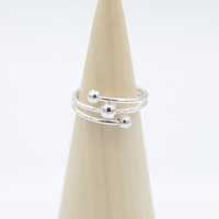 Ring zilver Mt. 11/65 Draad RB017