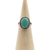 Ring zilver Mt. 7/55 Turquoise RAJ10_Ox