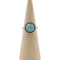 Ring zilver Mt. 7/55 Amazoniet RAJ15