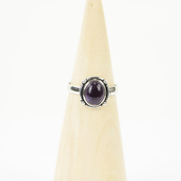 Ring zilver Mt. 6/52 Amethist HAS201