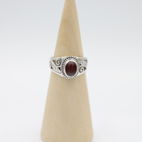 Ring zilver Mt. 7/55 Amethist HAS116