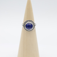 Ring zilver Mt. 8/57 Lapis Lazulli HAS45
