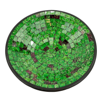 Schaal mozaiek groen XL