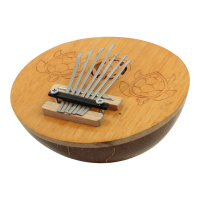 Karimba kokosnoot gesneden schildpad naturel