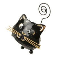 Cardholder metal cat black