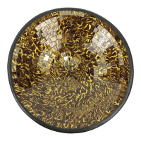 Schaal mozaiek camouflage bruin/geel XL