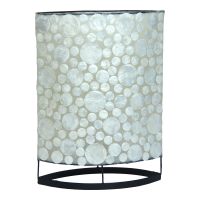 Lamp schelp stukjes wit incl. fitting