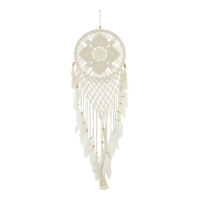 Dromenvanger macrame bloem cr?me