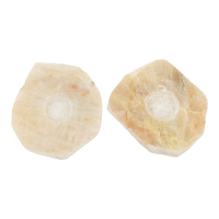 Teelichthalter Quarzstein Feuer