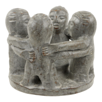 Beeld terracotta vriendenkring 4pers