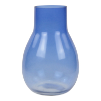 Vaas glas basic blauw