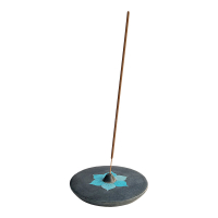 Wierookhouder palewa bloem parelmoer wit