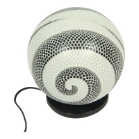 Lamp glasvezel spiraal stippen