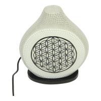 Lamp glasvezel mandala stippen