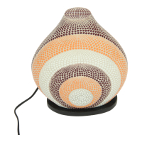 Lamp glasvezel cirkels stippen