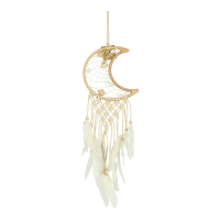 Dromenvanger schelp/macrame maan