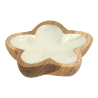 Schaal schelp ster wit