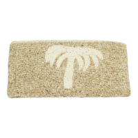 Etui kralen palmboom beige