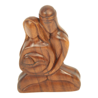 Beeld hout stel familie