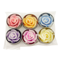 Waxinelicht roos set6