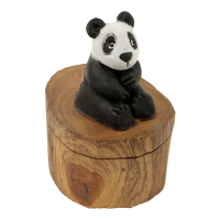 Holzkiste Panda