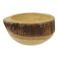 Bowl wood bark around M