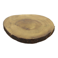 Serveerplank hout schors L