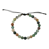 Armband edelstenen agaat verstelbaar