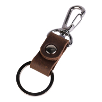 Sleutelhanger leer haak