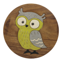 Krukje hout vogel groen