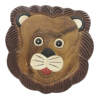 Krukje hout leeuw bruin