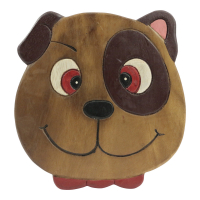 Kurkje hout hond lachend